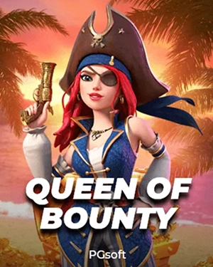 slot-9 Queen of Bounty red-haired pirate with pistol